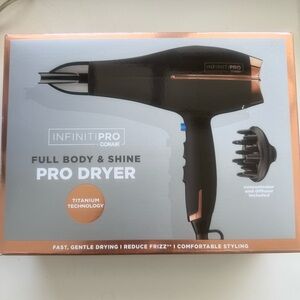 INFINITIPRO BY CONAIR 1875 Watt AC Motor Pro Hair Dryer with Ceramic Technology,